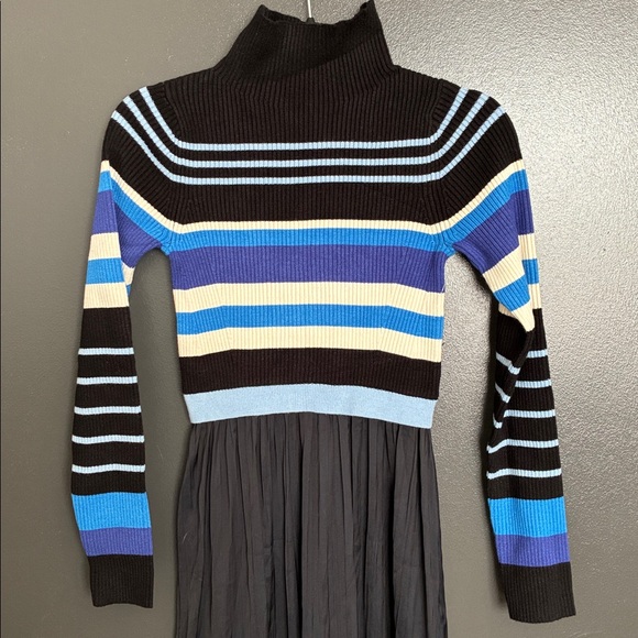 NWOT Anthropologie Thea Long-Sleeve Twofer Maxi Dress Sz XS - Picture 5 of 9